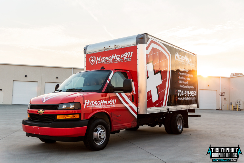 Full Box Truck Wrap Denver NC